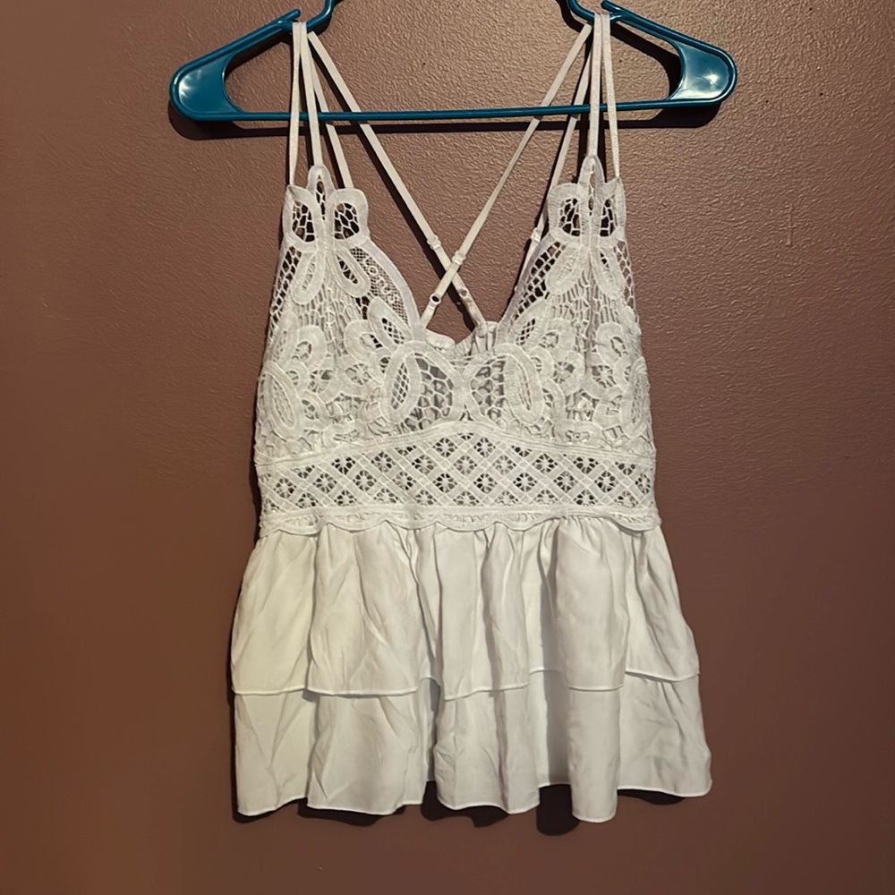 White tank top